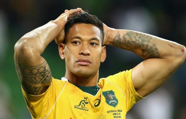 Twitter reaction to Folau's posts