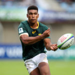 Damian Willemse in action for the Junior Springboks