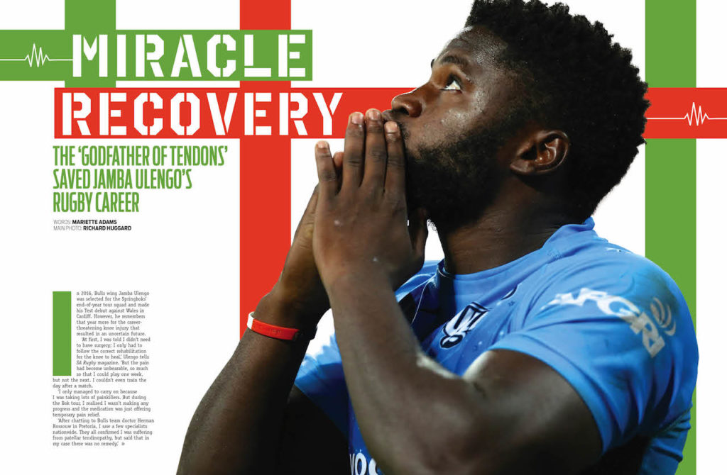 Jamba Ulengo in SA Rugby magazine