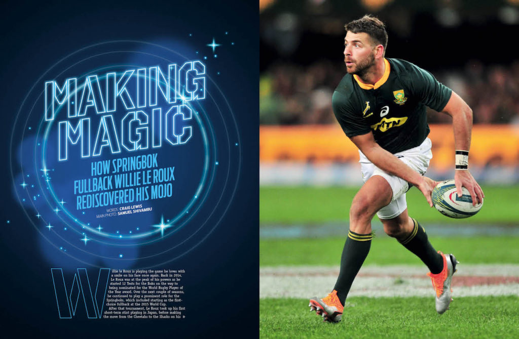 Willie le Roux SA Rugby magazine