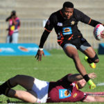Aphiwe Dyantyi in action for UJ