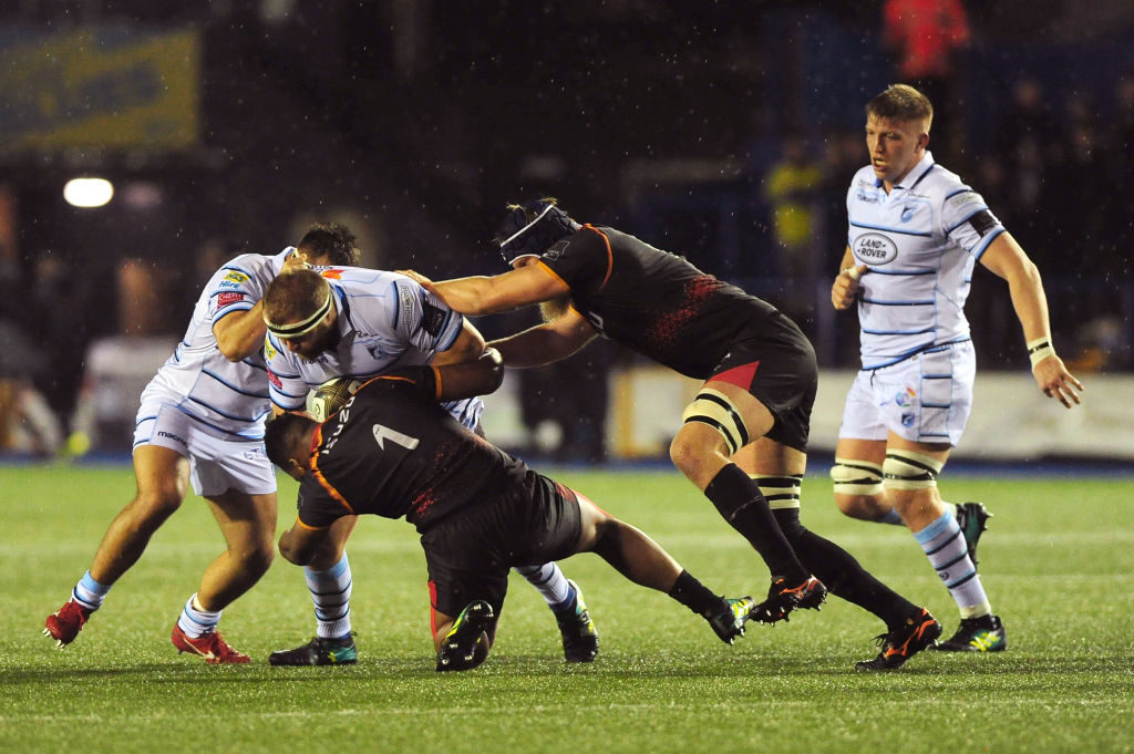 Cardiff outmuscle Kings in rain