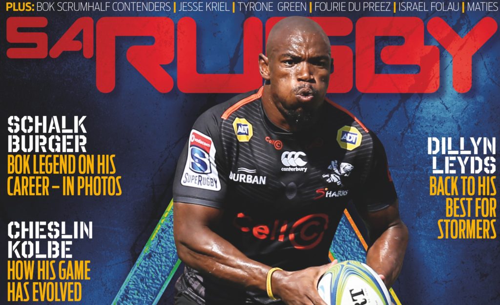 Sharks stars with SA Rugby magazine