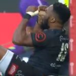 Sharks' key try with Xhosa commentary