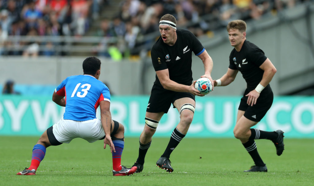 Brodie Retallick in action against Namibia