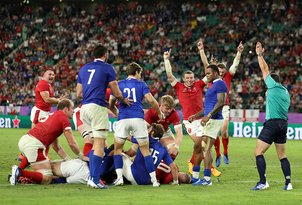 Wales celebrate