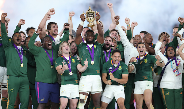 The Springboks lift the World Cup