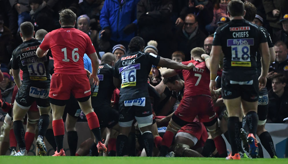 Fight mars match as Sarries labelled 'cheats'