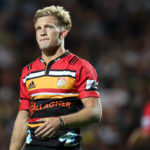 Chiefs Damian McKenzie looks on during the round five Super Rugby match between the Chiefs and the Hurricanes