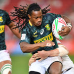 Branco du Preez of South Africa in actions during the Cup Semi Finals between South Africa and USA