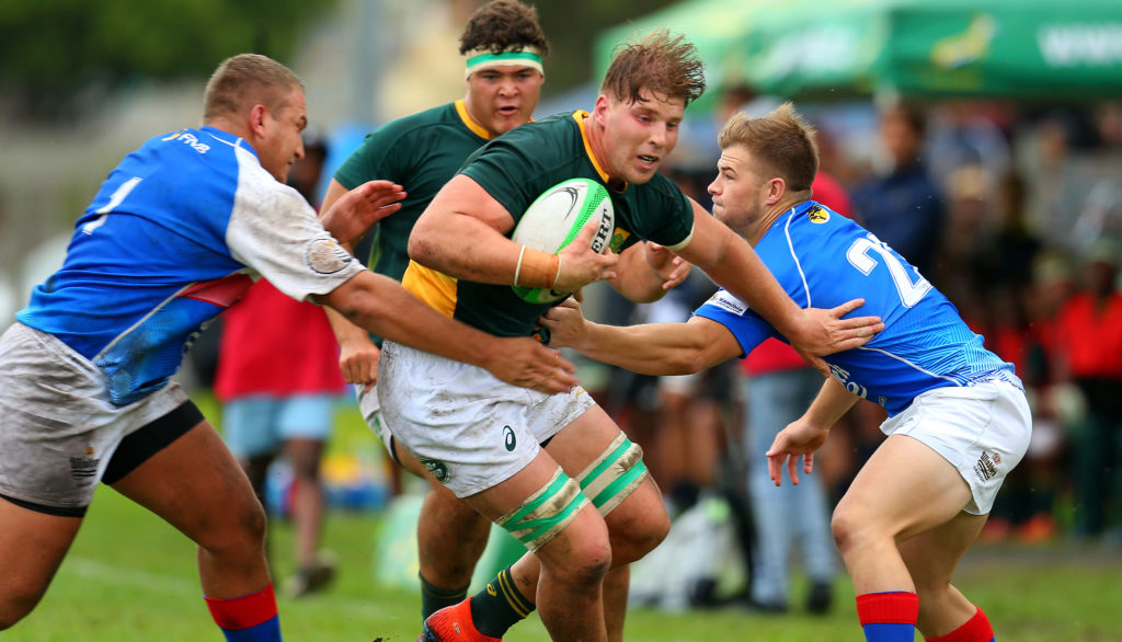 Under 20 International Series match between South Africa and Namibia at Tygerberg Rugby Club