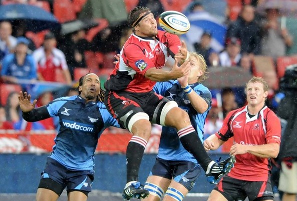 Willem Alberts in action for the Lions in 2009/Lee Warren/Gallo Images