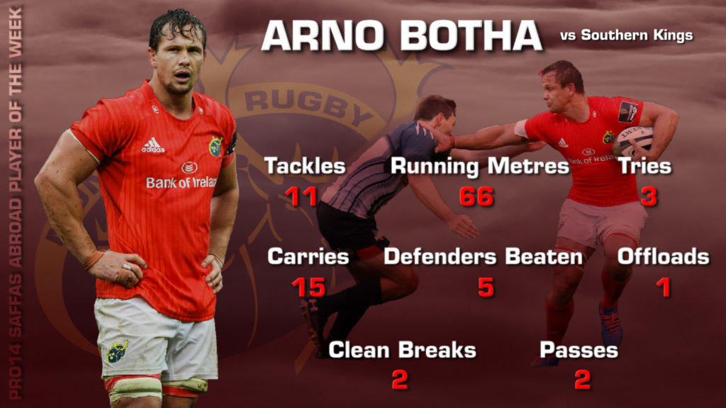 Arno Botha makes his mark