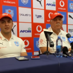 Pote Human and Burger Odendaal addresses the media ahead of their clash against the Blues.
