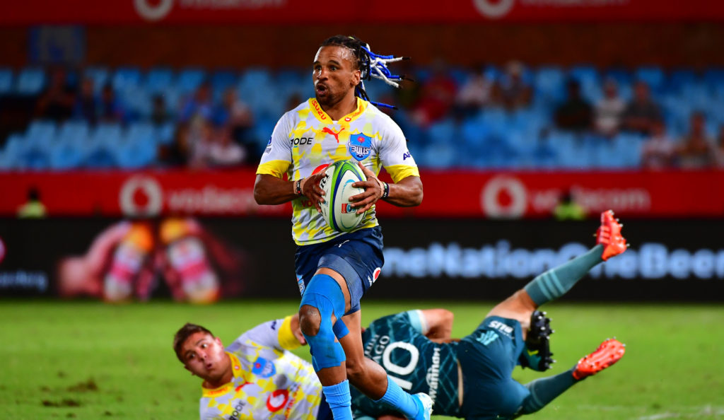 Rosko Specman of the Bulls during the 2020 Super Rugby game between the Bulls and the Highlanders at Loftus Versveld in Pretoria