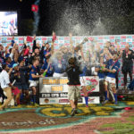Shimlas celebrate their Varsity Cup win in 2015