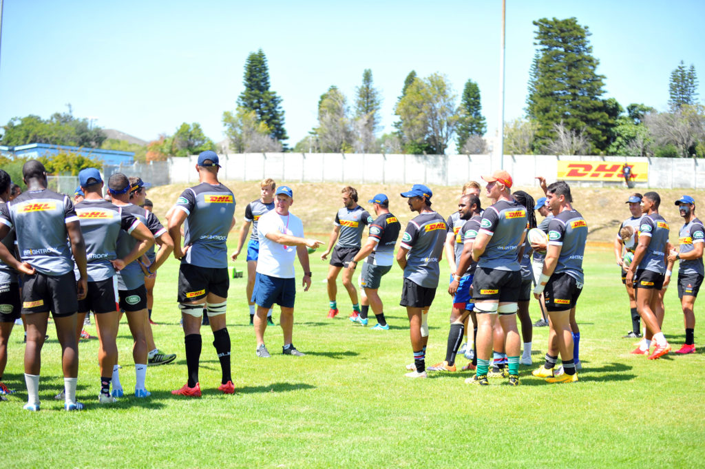 The Stormers during a training session