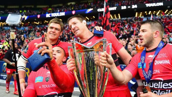 Bakkies Botha with Juan Smith and Drew Mitchell Top 14 private investment Toulon