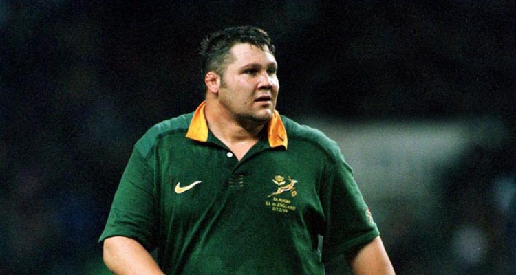 Ollie le Roux in action for Boks