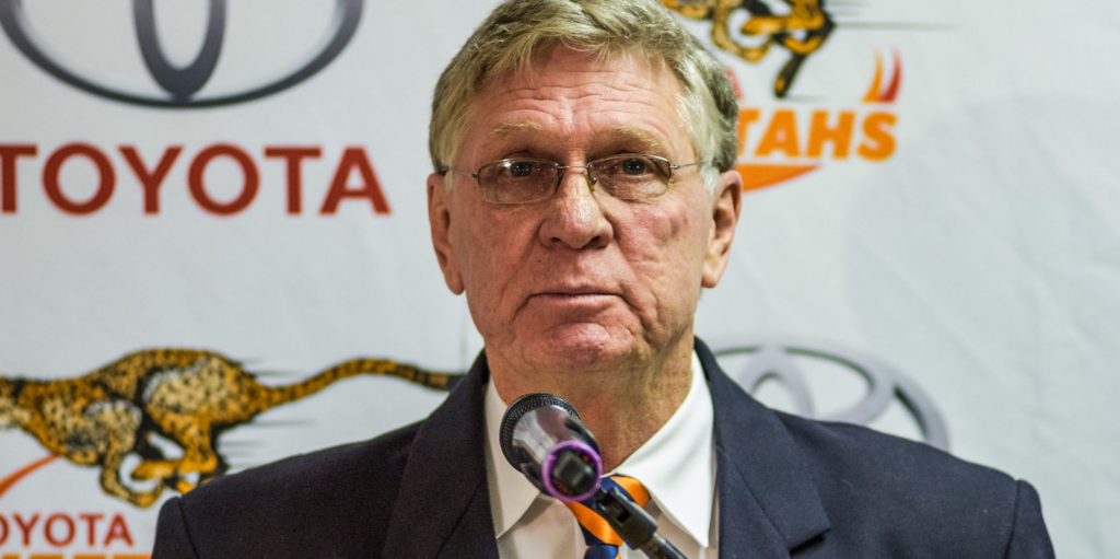 BLOEMFONTEIN, SOUTH AFRICA - JULY 19: Harold Verster, MD of Free State Cheetahs during the Toyota Free State Cheetahs Currie Cup season launch at Toyota Stadium on July 19, 2017 in Bloemfontein, South Africa. (Photo by Frikkie Kapp/Gallo Images)