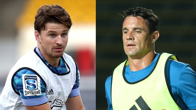 The Blues will have Beauden Barrett and Dan Carter in their squad