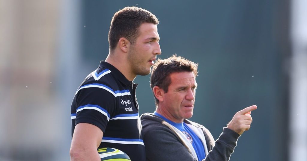 Sam Burgess and Mike Ford