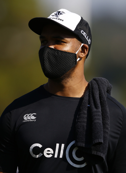 DURBAN, SOUTH AFRICA - JULY 28: JP Pietersen during the Cell C Sharks training session at Jonsson Kings Park Stadium on July 28, 2020 in Durban, South Africa. (Photo by Steve Haag/Gallo Images)