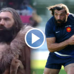 On the lighter side: Caveman Chabal sings at Sevens