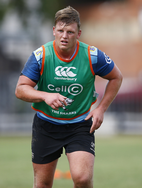 DURBAN, SOUTH AFRICA - SEPTEMBER 02: Dan Jooste of the Cell C Sharks during the Cell C Sharks training session at Jonsson Kings Park Stadium on September 02, 2020 in Durban, South Africa. (Photo by Steve Haag/Gallo Images)