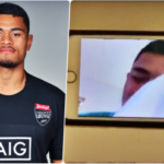 Watch: New All Black Vaa’i shares news with family