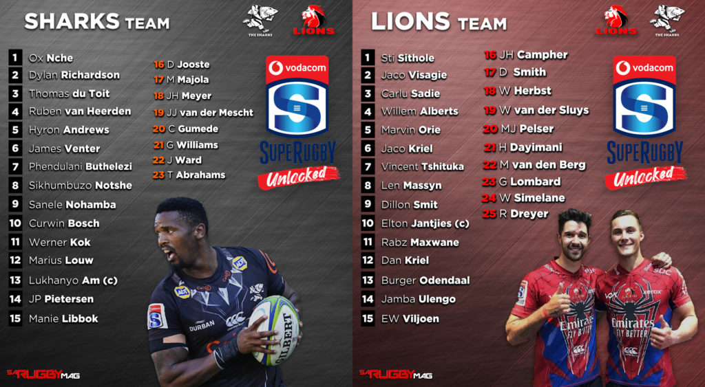 Graphic: Sharks vs Lions – Super Rugby Unlocked
