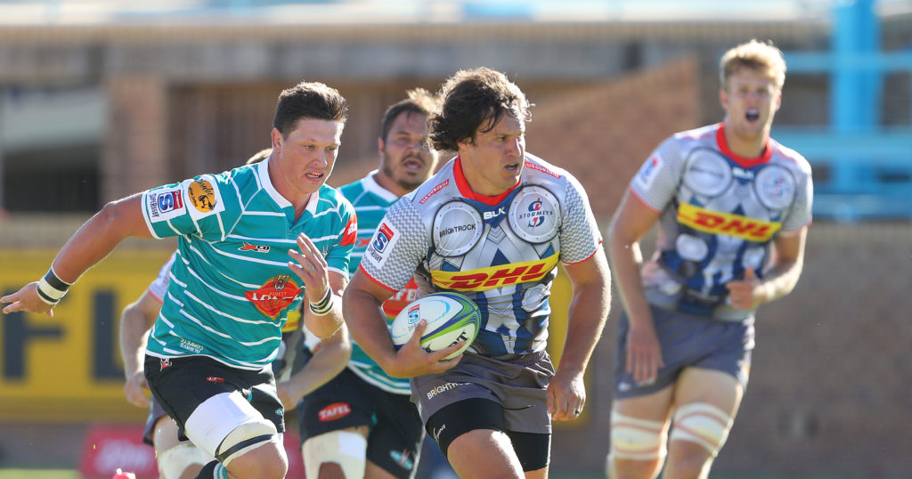 KIMBERLEY, SOUTH AFRICA - NOVEMBER 07: Neethling Fouche of Stormers during the Super Rugby Unlocked match between Tafel Lager Griquas and DHL Stormers at Tafel Lager Park on November 07, 2020 in Kimberley, South Africa. (Photo by Carl Fourie/Gallo Images)