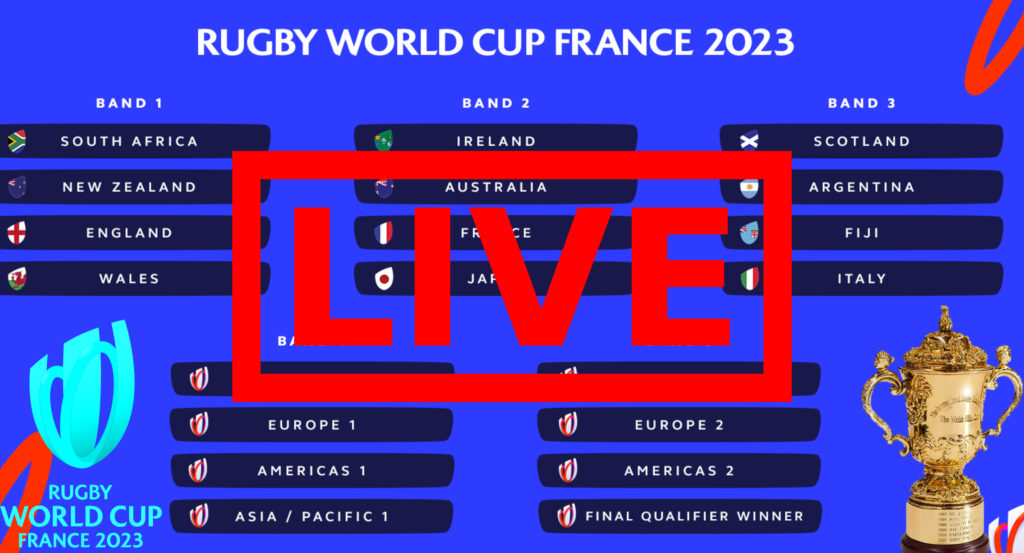 Rugby World Cup Draw Live