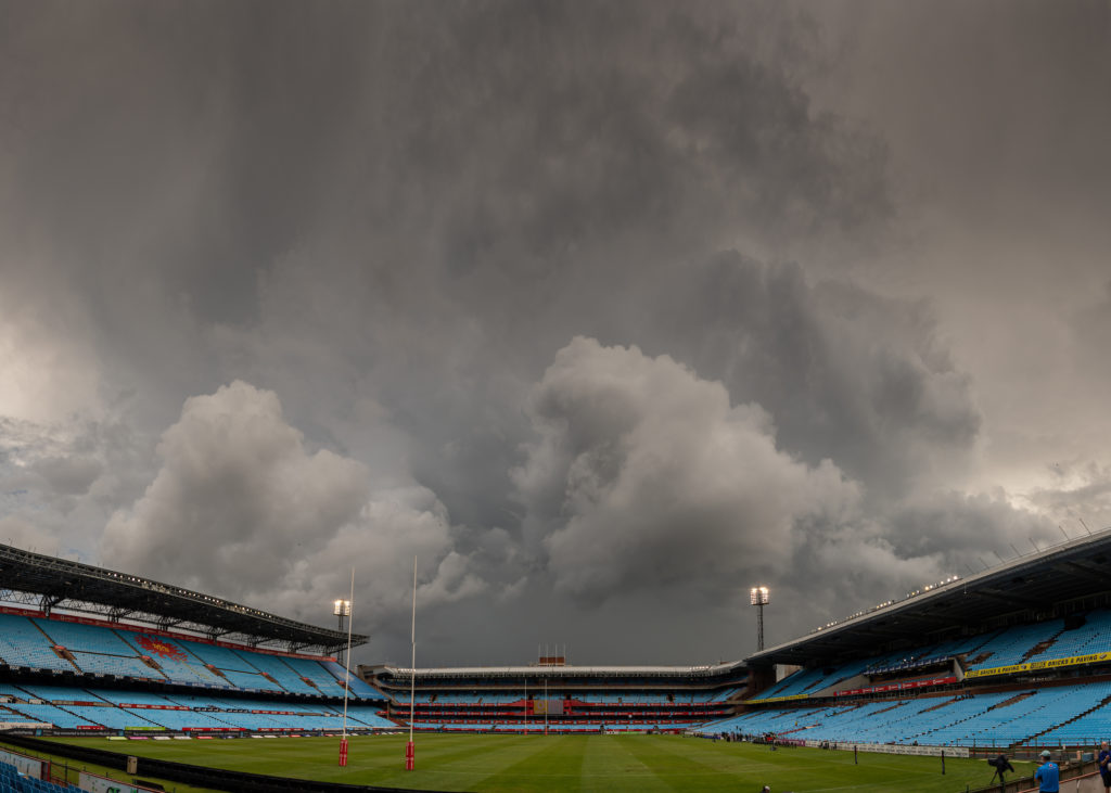 PRETORIA, SOUTH AFRICA - JANUARY 30: General view during the Carling Currie Cup final match between Vodacom Bulls and Cell C Sharks at Loftus Versfeld Stadium on January 30, 2021 in Pretoria, South Africa.