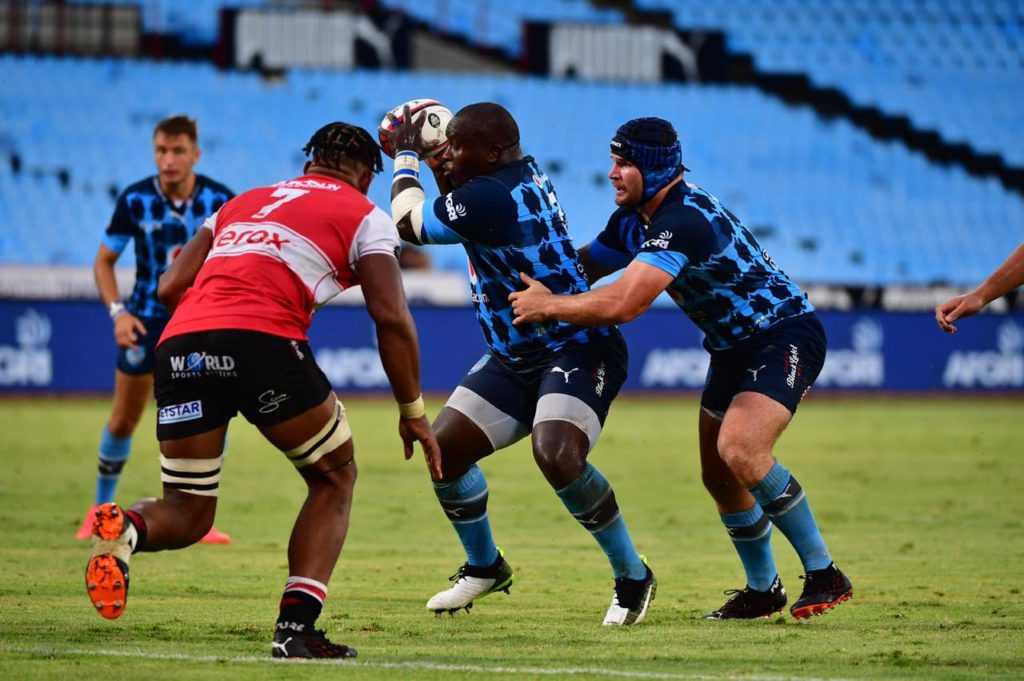Trevor Nyakane and Marco van Staden against the Lions in the Currie Cup