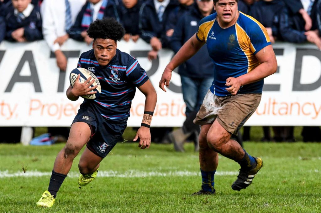 New Zealand schools rugby action