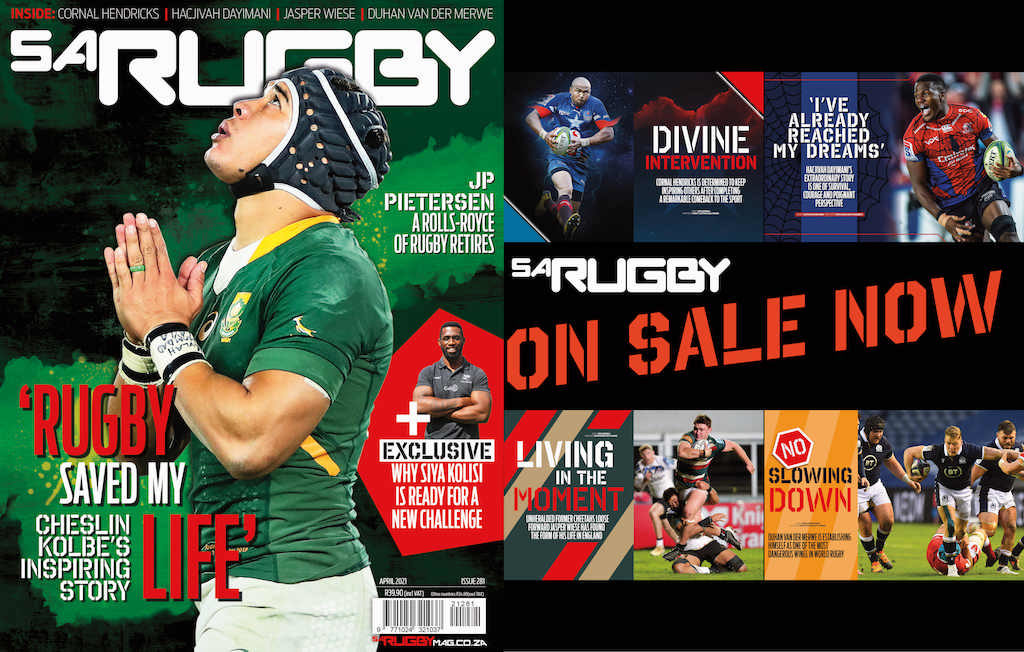 Kolbe on the cover of SA Rugby mag