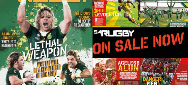 Faf de Klerk on the new SA Rugby mag