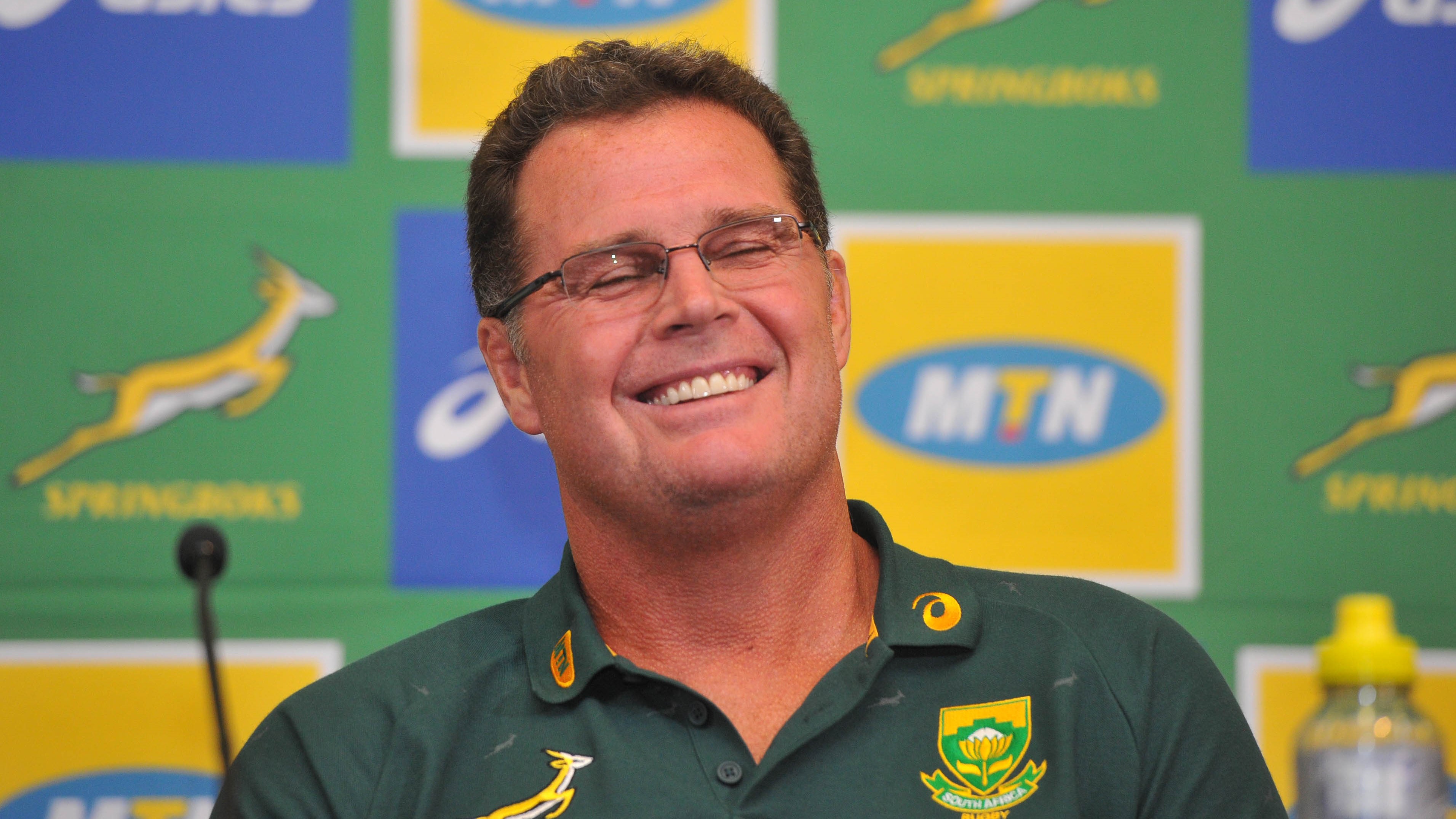 Rassie Erasmus during the Springboks Press Conference on 24 January 2020 at Southern Sun Hotel, Pretoria , Pic Sydney Mahlangu/BackpagePix