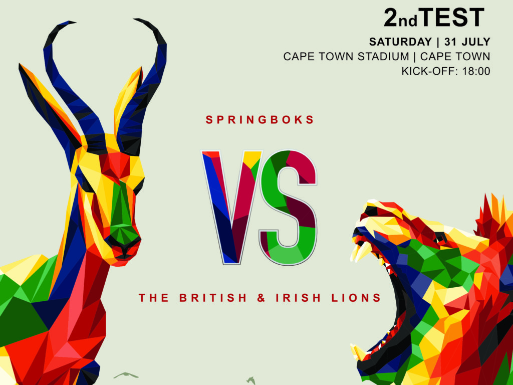 Match programme: Boks vs British & Irish Lions (2nd Test)