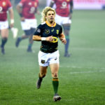 CAPE TOWN, SOUTH AFRICA - JULY 14: Faf de Klerk of South Africa A during the Tour match between South Africa A and British and Irish Lions at Cape Town Stadium on July 14, 2021 in Cape Town, South Africa.