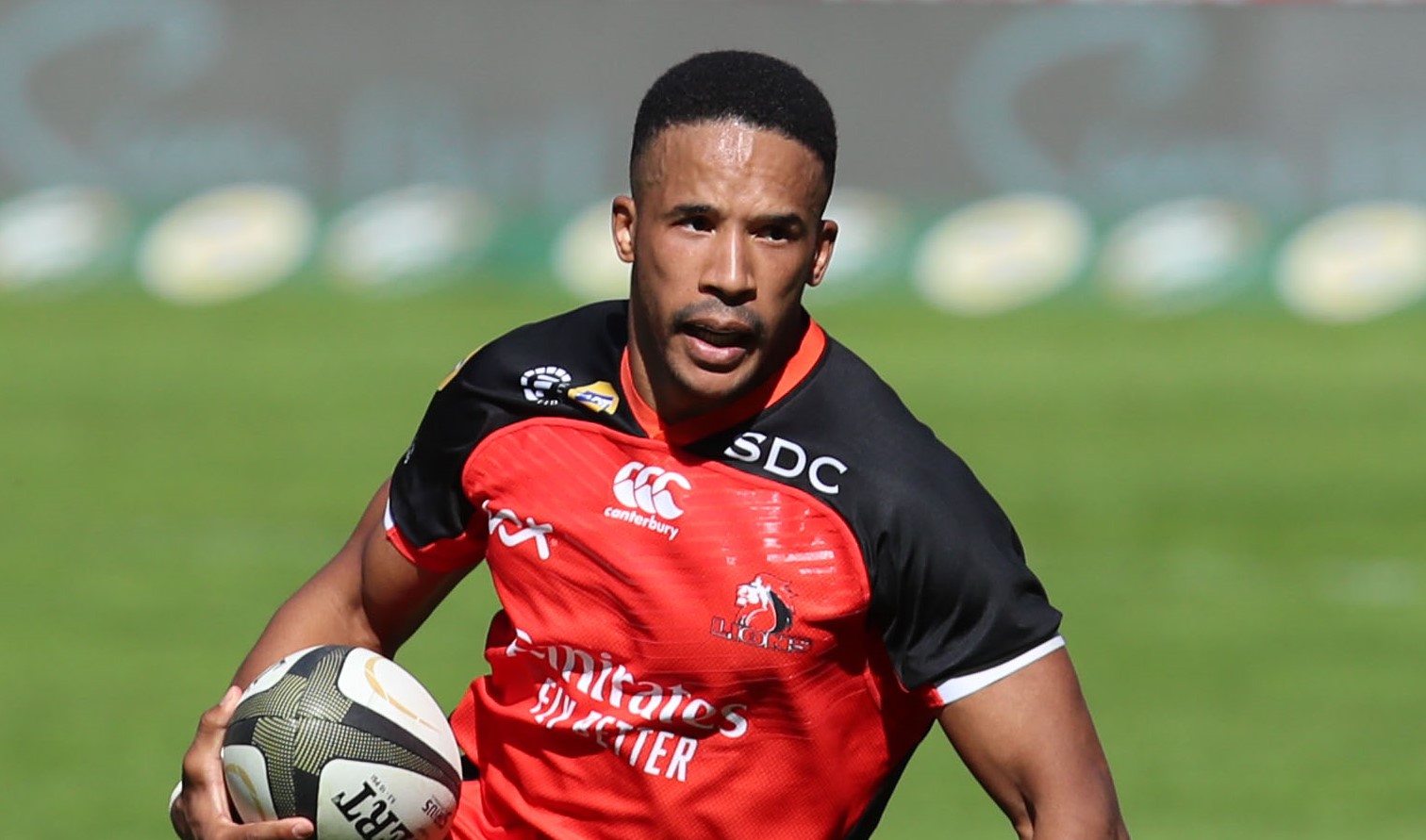 Courtnall Douglas Skosan of the Lions during the 2021 Rainbow Cup SA match between Lions and Stormers at Ellis Park Stadium in Johannesburg on the 15 May 2021 ©Muzi Ntombela/BackpagePix
