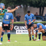 United TREVISO, ITALY - JUNE 19: Bulls players look dejected after the Guinness PRO14 Rainbow Cup final match between Benetton Rugby and Vodacom Bulls at Stadio Comunale di Monigo on June 19, 2021 in Treviso, Italy.