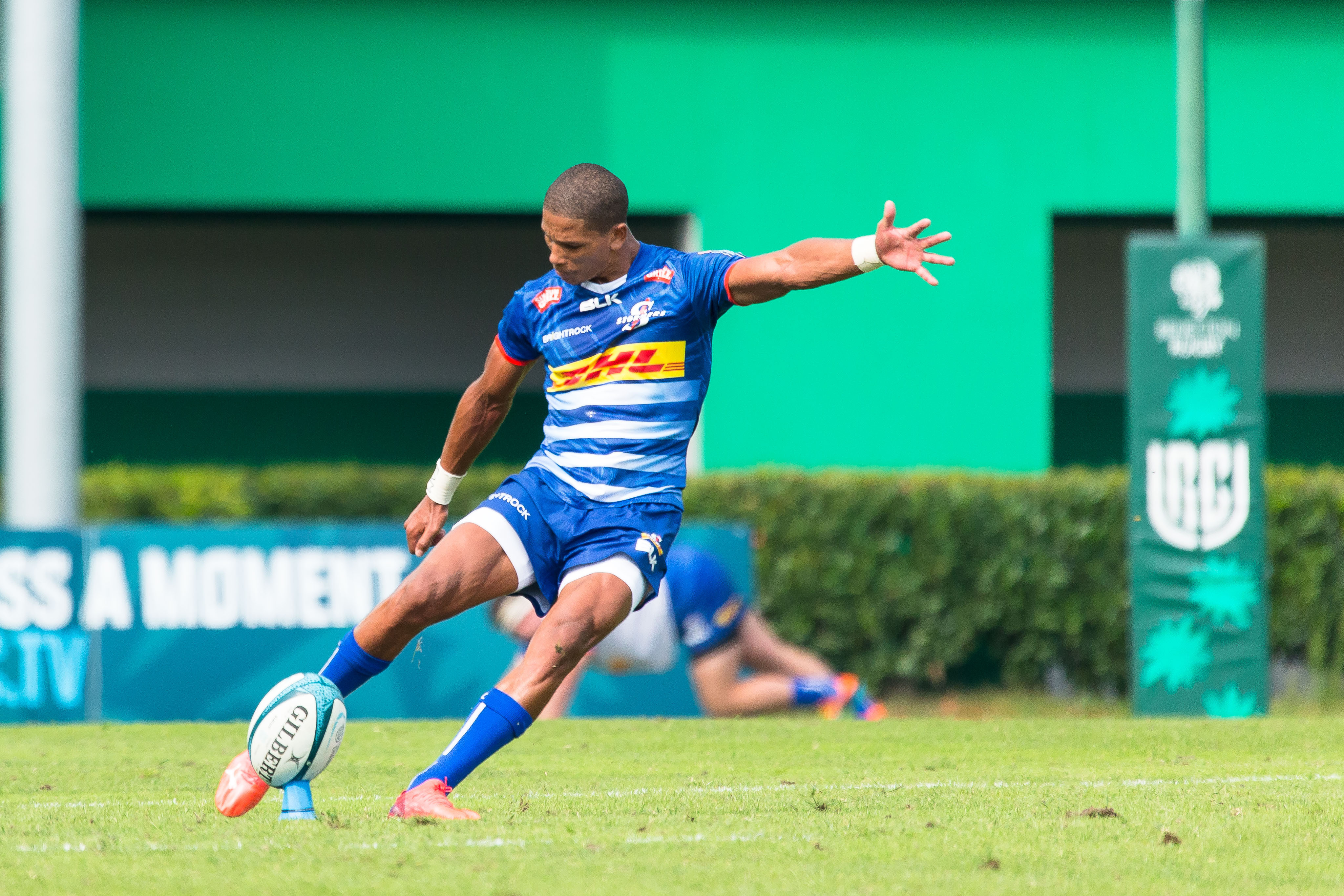 Mandatory Credit: Photo by ≈≈≈ (12465618f) Manie Libbok (DHL Stormers) United Rugby Championship match Benetton Rugby vs DHL Stormers, Treviso, Italy - 25 Sep 2021