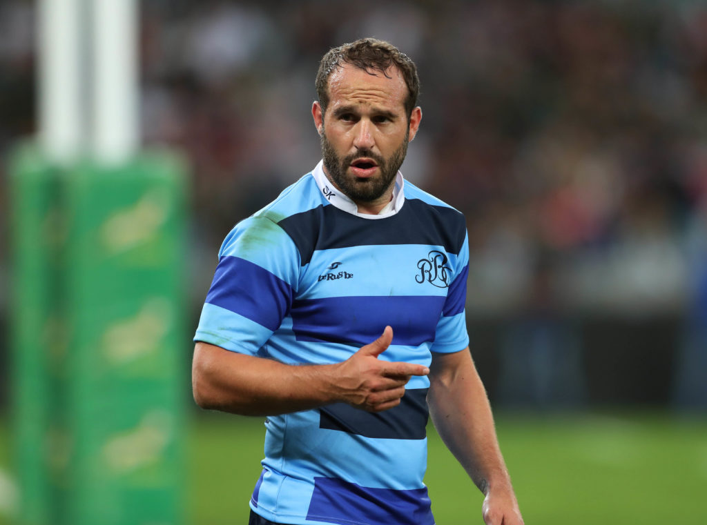 Frederic Michalak of the French Barbarians during the 2017 International A rugby match between South Africa A and the French Barbarians at the at Moses Mabhida Stadium, Durban, South Africa on 16 June 2017