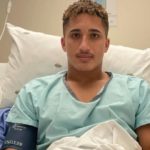 Jordan Hendrikse after his operation