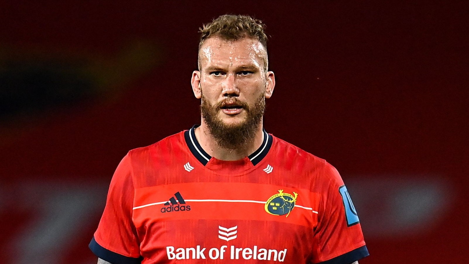 Limerick , Ireland - 25 September 2021; RG Snyman of Munster during the United Rugby Championship match between Munster and Cell C Sharks at Thomond Park in Limerick.