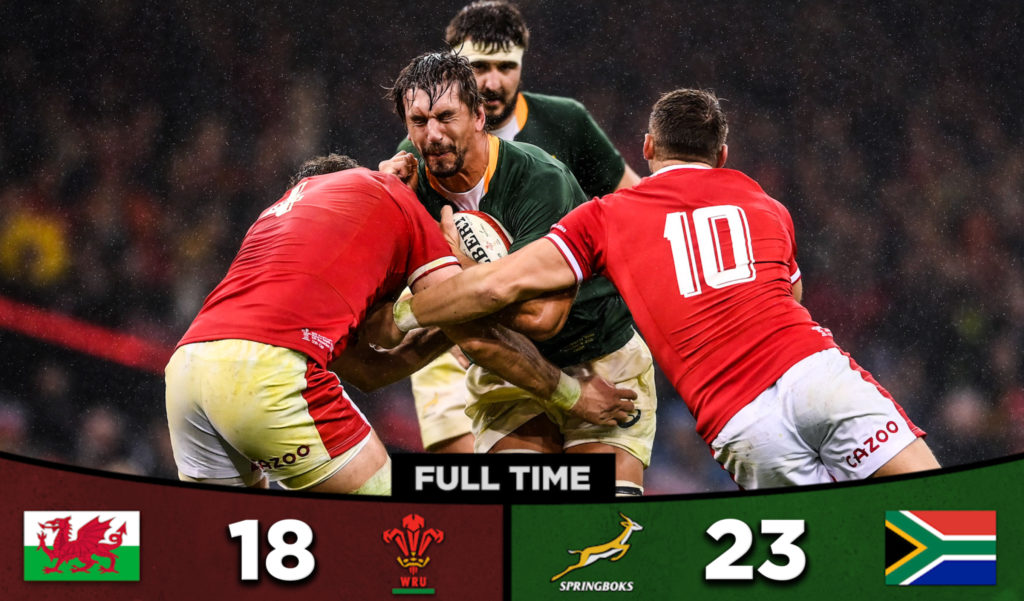 Boks grind out historic Wales win
