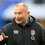 LONDON, ENGLAND - NOVEMBER 20: England Head Coach Eddie Jones during the pre match warm up ahead of the Autumn Nations Series match between England and South Africa at Twickenham Stadium on November 20, 2021 in London, England.