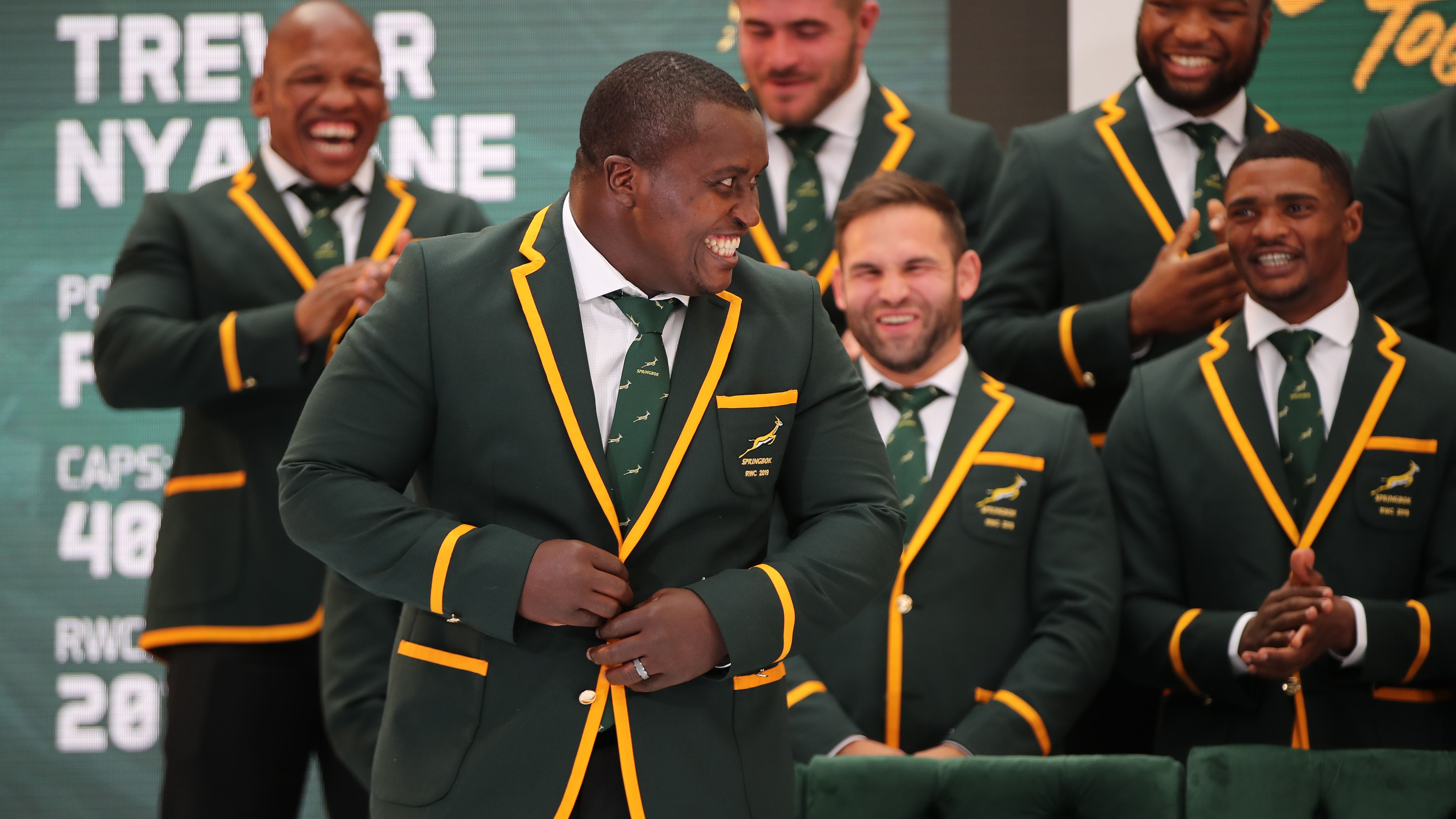 Trevor Nyakane of South Africa during the 2019 Springbok Squad Announcement at Ulwazi Centre MultiChoice City, Johannesburg, on 26 August 2019 ©Samuel Shivambu/BackpagePix